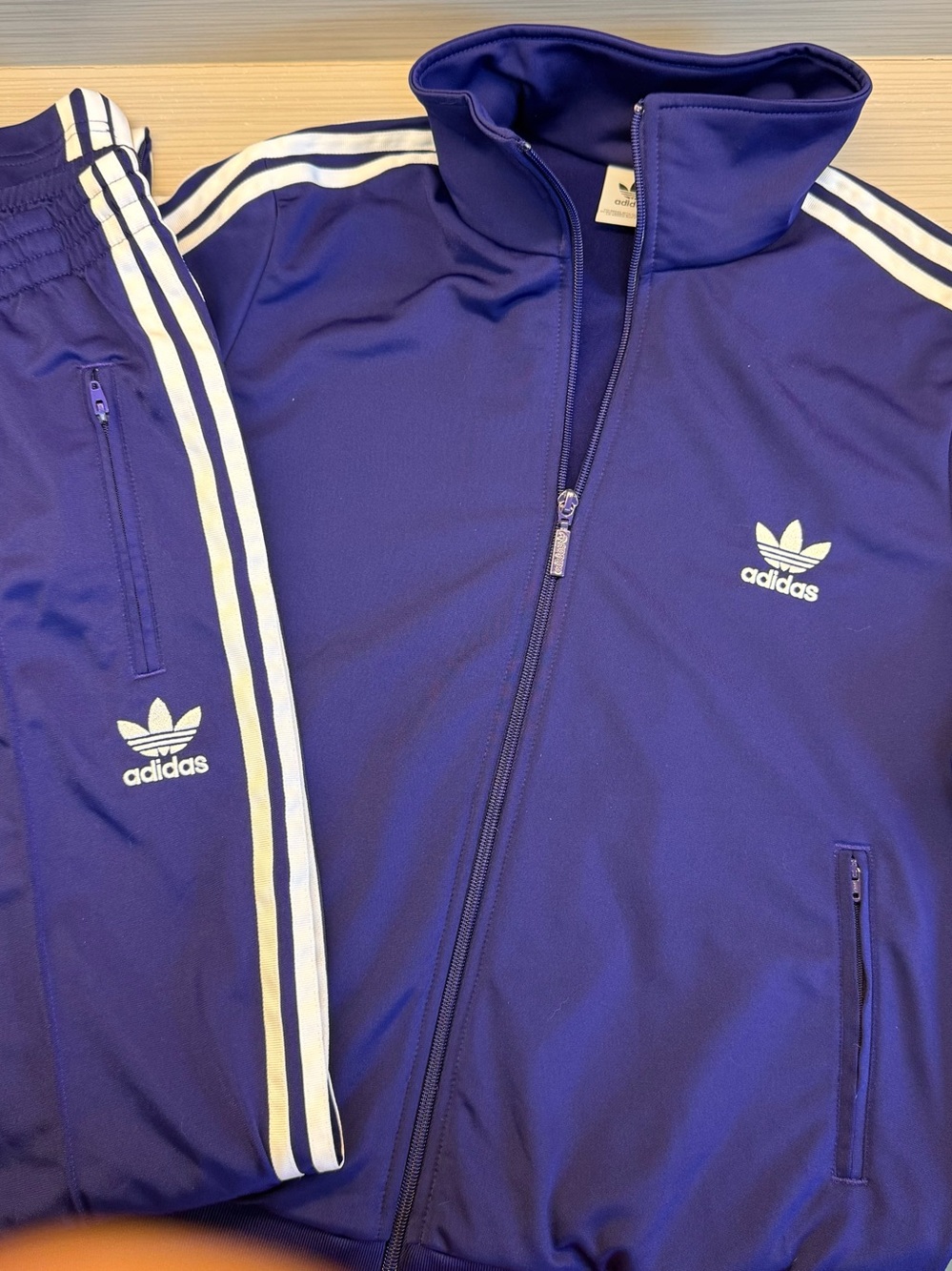Adidas Originals Men's Purple Track Suit